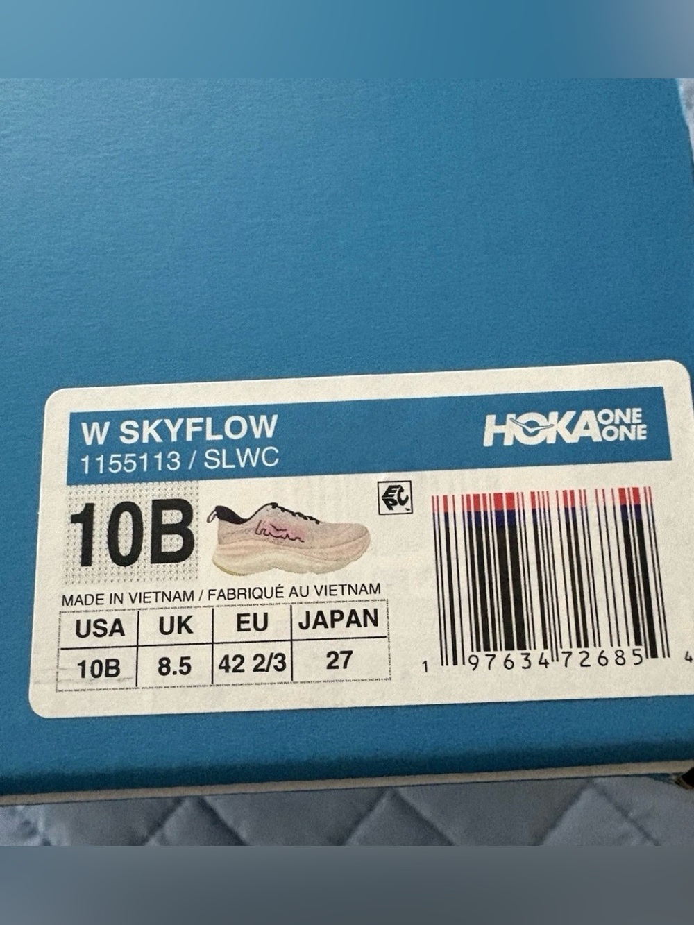 Hoka 💅 Skyflow Running Jogging Athletic Shoes Pink Twilight Size 8 8.5 9 10 NEW - Picture 12 of 12